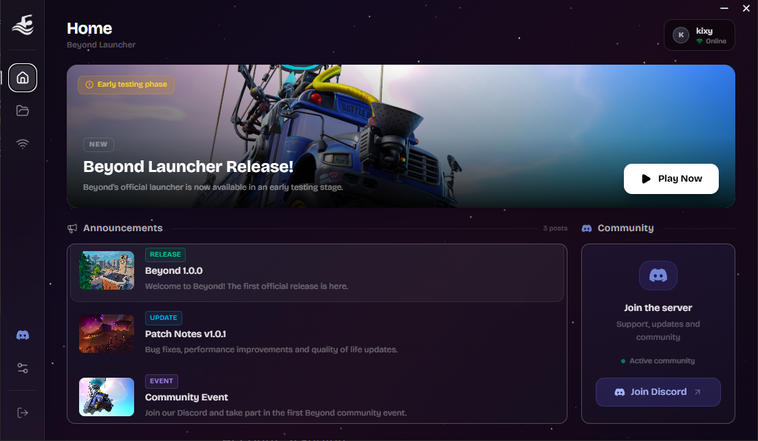 Beyond Launcher preview